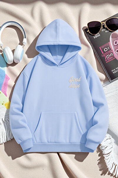 trendypassion Unisex Good Days εμπριμέ φούτερ μεγάλου μεγέθους