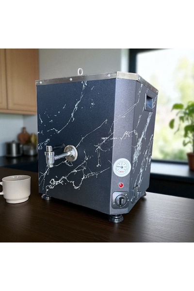 Copper Atelier Electric Kırçıllı Tea Boiler 1st Class 2 Teapot 25 LT Capacity