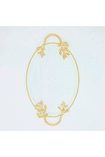 Lavin White Metal Engraved Oval Presentation Tray