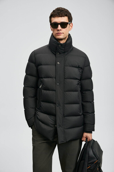 Lufian Rıld Goose down Black Men's Coat 112120255