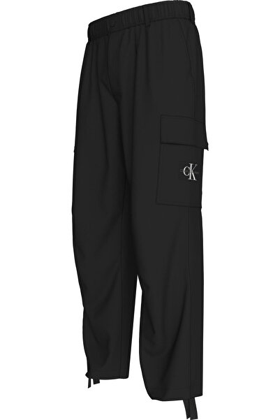 Calvin Klein REGULAR STRAIGHT CAR Erkek Siyah Kargo Pantolonu