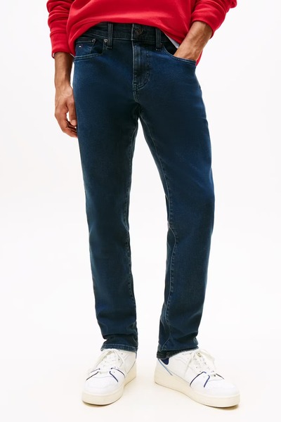 Tommy Hilfiger Erkek Slim Fit Scanton Jean Pantolon - Lacivert