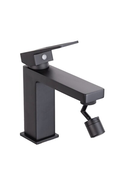 Trendy's Μίκτης μπιντέ TRENDY'S, ορθογώνιος σχεδιασμός, μαύρος