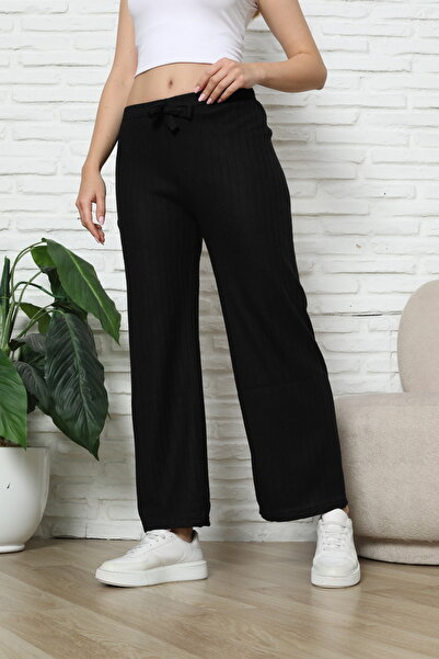 STELLAPİNK MEVSİMLİK PAMUKLU PİJAMA ALTI - SİYAH