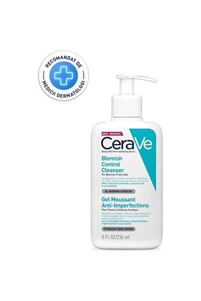 CeraVe Foaming Cleanser Anti-Imperfections with Salicylic Acid for Oily Skin with Acne Tendencies, 2