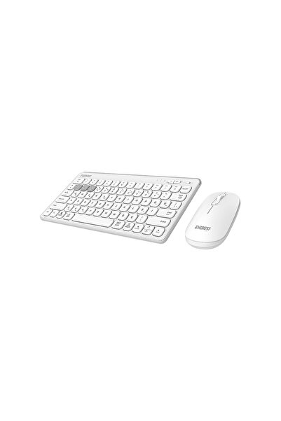 Everest Lumi KM-BT903 3in1 3 BT + 2.4 1600dpi Ultra İnce Q 4 Cihaz Bağlantılı Klavye ve Mouse Set Be