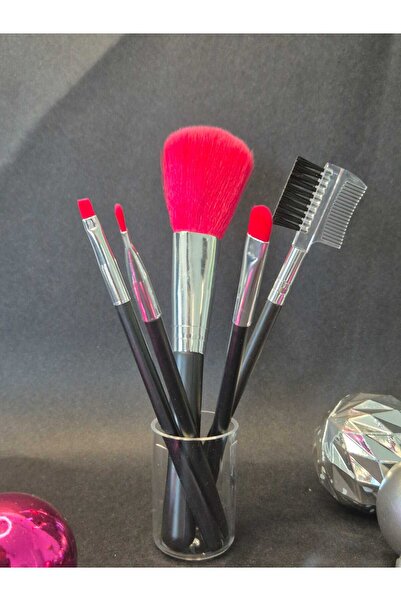 LEVA Makeup Brush Set of 5 with Transparent Bag