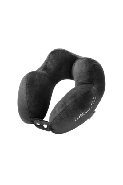 Flippy Flippy Cotton Neck Travel Pillow with 4 Lumbar Cushions, Adjustable, Grey