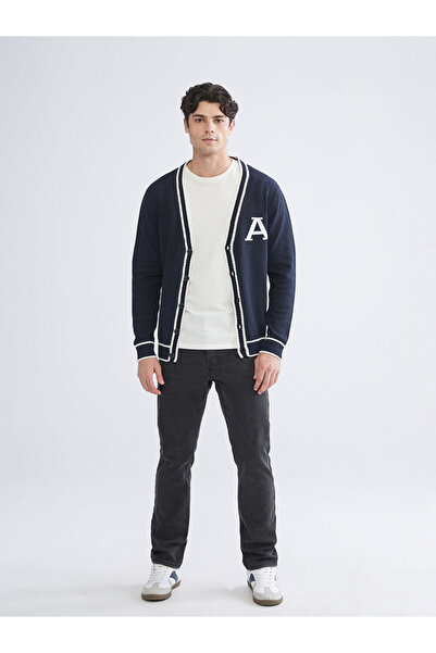 LC Waikiki Create Your Style with Uzg Store |   Standard Mold V-Neck Men's Knitwear Cardigan