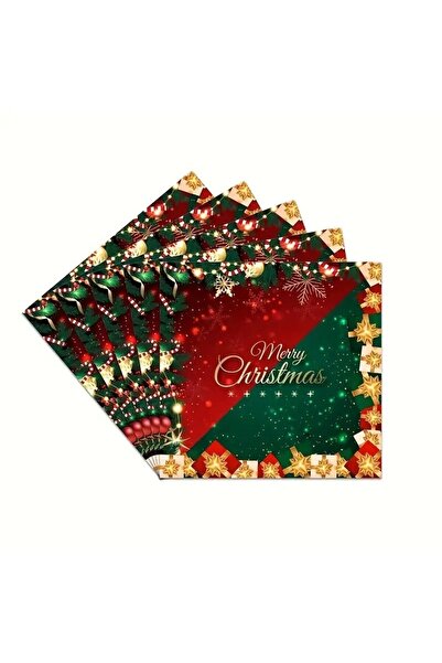 Flippy Set of 20 Table Napkins 'Merry Christmas', Flippy, Christmas Theme, 16...