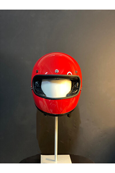 MTS FX200 Vintage Full Face ABS Motosiklet Kaskı + Gözlük Hediyeli (Modüler Camlı)