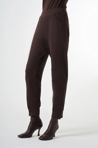 MissWhence Zipper Detailed Trousers 38102 Brown