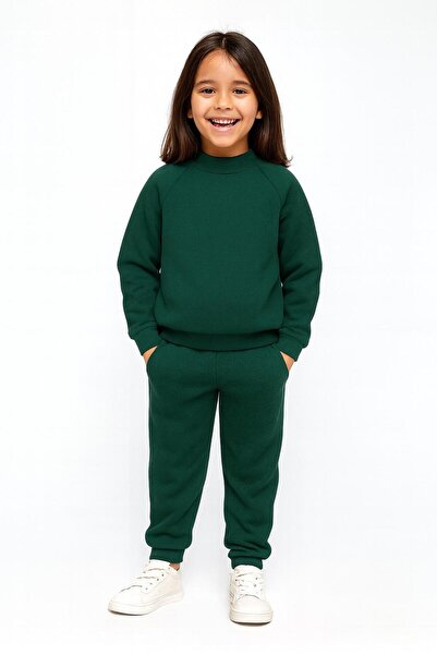 JCKS KİDS Reglan Kötött Beli Elastic Zsebes Eşofman Szett