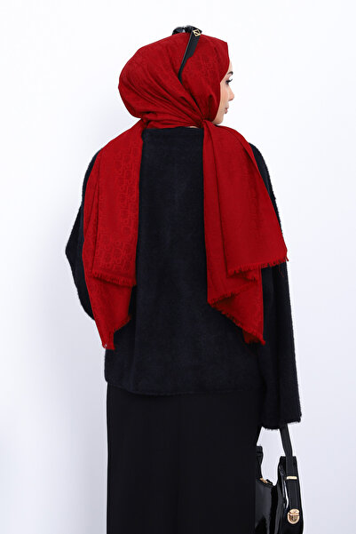 İmajButik Black Crew Neck Oversize Angora Soft Knit Sweater