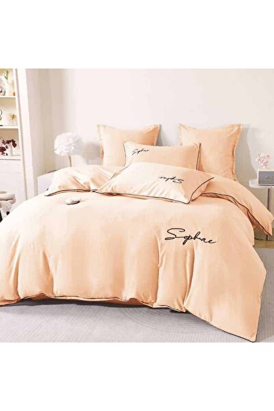 Patul Luxury Linen, Sulphur, Fine Cotton, Embroidery, 2 Persons, 6 Pieces