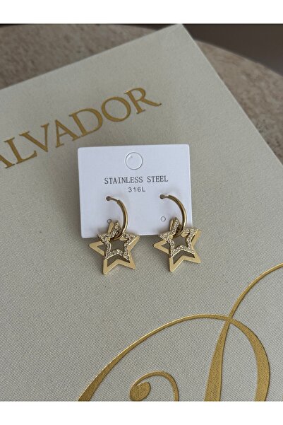 LUXSTONE Star Gold Earrings