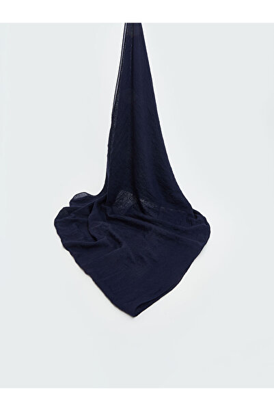 LC Waikiki شال نسائي أساسي باللون الأزرق الداكن