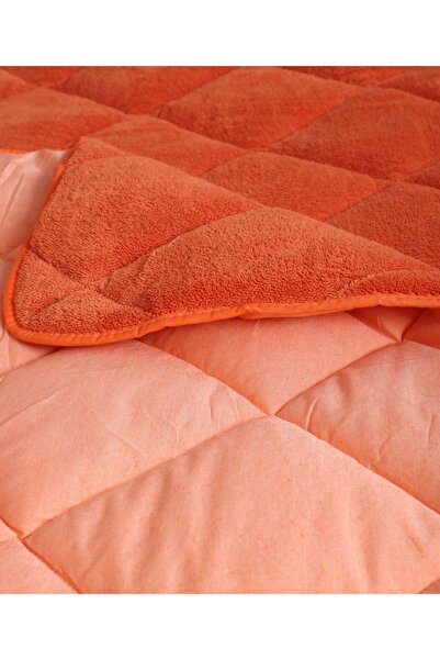 cs ilkim With a Gift Single Luxury Orange Welsoft Quilt Double-Sided 155X215