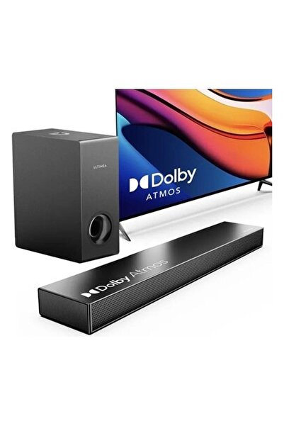 ULTIMEA Dolby Atmos Akıllı Tv Sound Bar Black Soundbar With Dolby Atmos