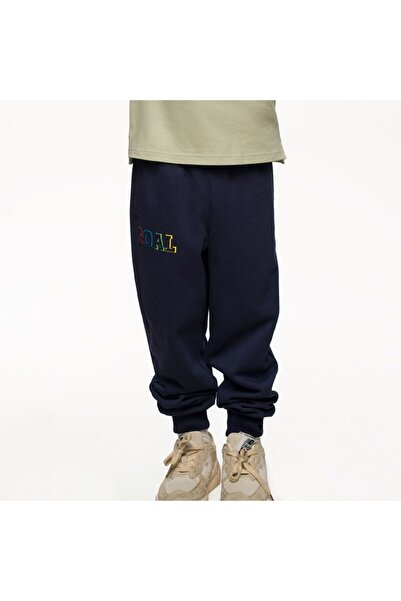 Giordano بنطال رياضي مريح من القطن الفرنسي للصغار