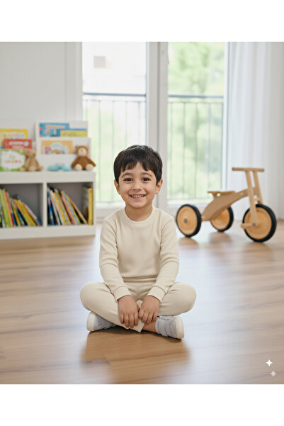 LEONE KOLEKSİYON 2 iplik Kumaş Çocuk & Bebek Unısex Alt Üst Takım / Kreş,Eşofman takımı