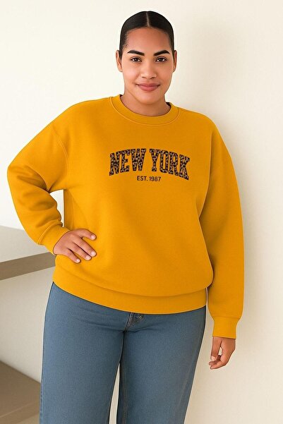 BENROMA НЮ ЙОРК ПЕЧАТЕНА ГОЛЯМА РАЗМЕР УНИСЕКС СВИТШОРТ