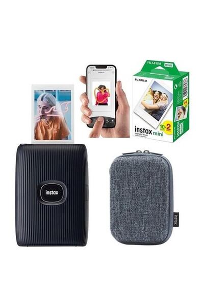Fujifilm Instax Mini Link 2 Akıllı Telefon Yazıcısı 20'li Film ve Çantalı Seti 1