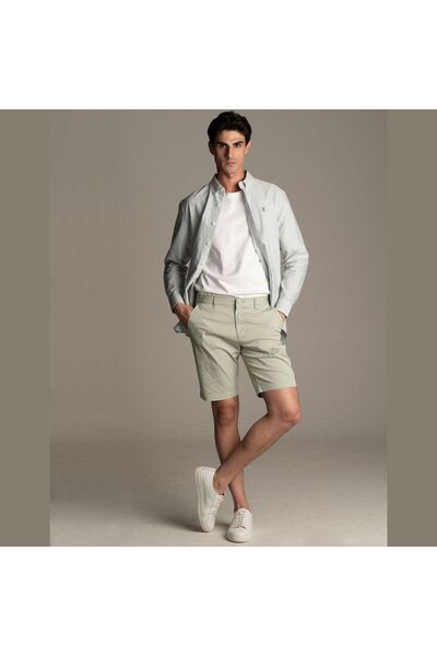 Giordano Men's Slim Fit Twill Shorts - Comfortable & Flexible