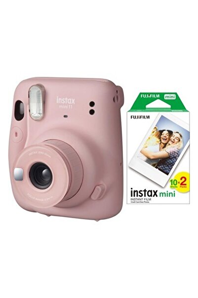 Fujifilm Instax Mini 11 Pembe Fotoğraf Makinesi 20'li Film