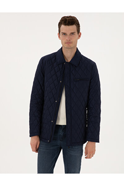 Pierre Cardin Lacivert Gömlek Yaka Mont 50313920-VR033