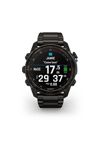 Garmin Descent MK3I 51 mm Karbon Gri Dlc Titanyum Dlc Titanyum Kayışlı