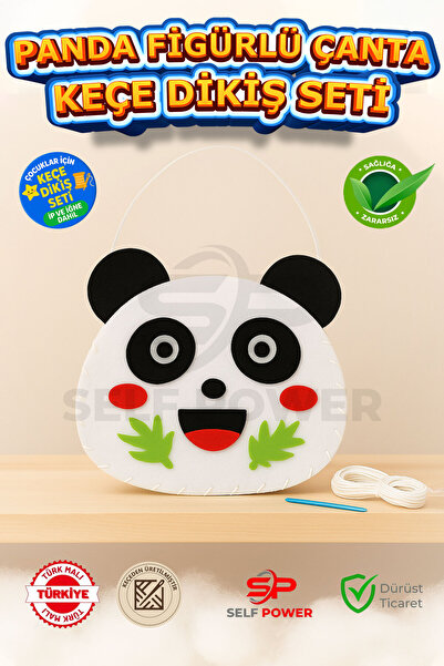 Self Power Eğitici Dikiş Başlangıç Kiti -Eğitici Üretken Set , Keçe Malzeme, ...