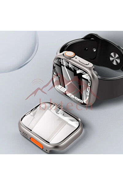 bbtech Apple Watch Series 11 42mm Ultra Dönüştürücü Kasa ve Ekran Koruyucu S1...