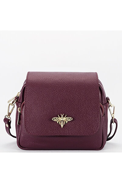 SOFILINE Small burgundy bag made of genuine leather 1502 122