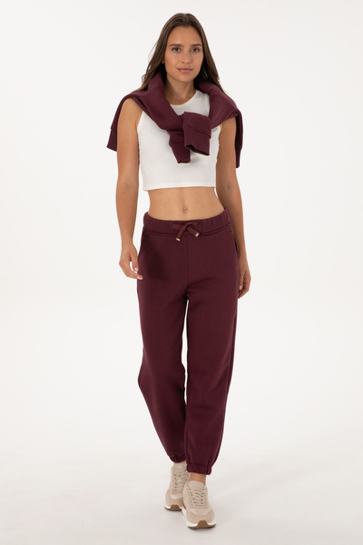 U.S. Polo Assn. Women's Burgundy Jogger Sweatpants 50307736-Vr177