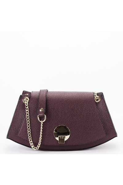 SOFILINE Geantă elegantă de culoare vișinie închisă, din piele naturală 1488 122