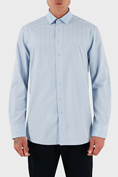 ETRO Logolu % 100 Pamuk Regular Fit Uzun Kollu Gömlek Erkek GÖMLEK MRIB000299 TR579 B0665