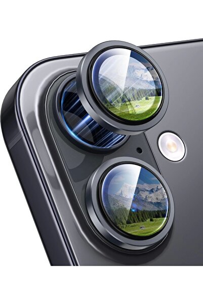 Lopard iPhone 17/16/16 Plus Kamera Koruyucu Gece Çekim Destekli Premium Safir Lens Koruma Parlak Temperli C