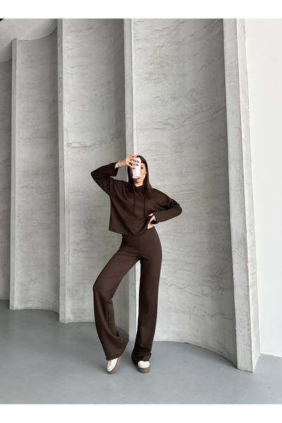 Rabi Shine ΓΥΝΑΙΚΕΙΟ ΣΕΤ ΦΟΡΜΑΣ ΜΟΝΤΑΛ ΥΦΑΣΜΑΤΙΚΟ ΜΕ ΚΑΜΠΟΥΛΑ