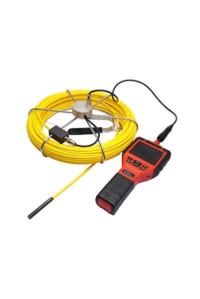 QBH Ks05pl90-30m | 30 m Fiberglass Yılan Tipi Boroskop Kamera – 3.5″ Lcd, 8.5...