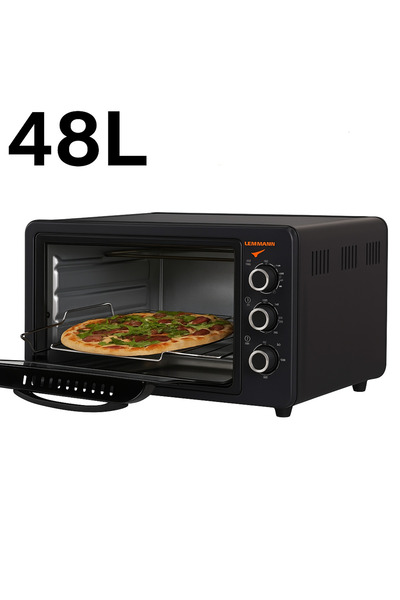 LEIHMANN Cuptor electric 48L – multifuncțional, reglaj temperatură și timer, ...