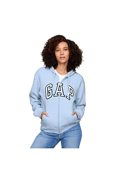 GAP Women's HERITAGE LOGO FULLZIP HOODIE - 67878205