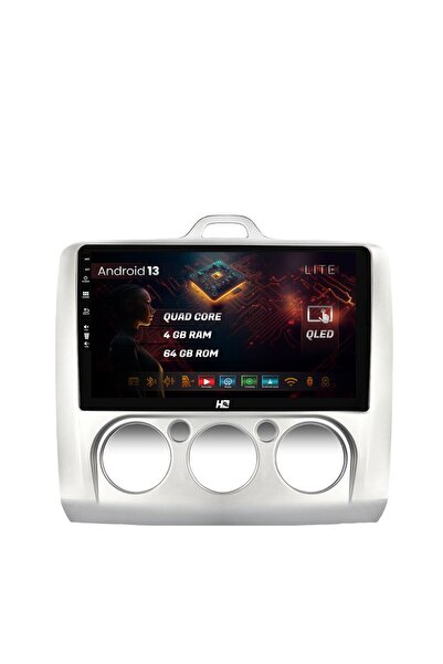HUB64 Navigatie Ford Focus MK2 (2004-2011), Clima Manuala, 4GB RAM, Quadcore,...