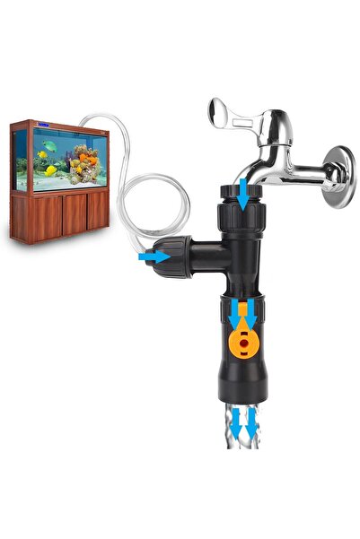 MDS Yarı Otomatik Akvaryum Su Değiştirici Hızlı ve Kolay Su Değişimi İçin İde...