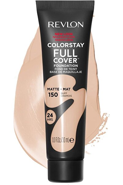 Revlon ColorStay Full Cover Longwear Matte Foundation, Heat & Sweat Resistant Lightweight Face Makeu