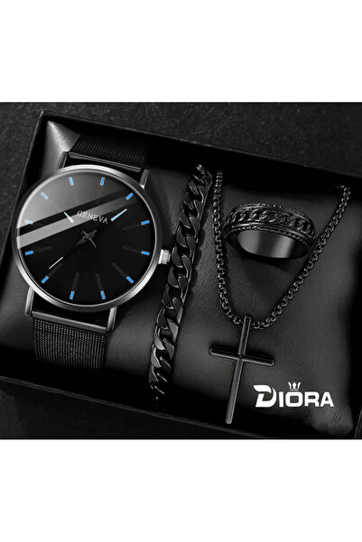 Diora.ro Set Cadou Quartz Watch Bijuterii