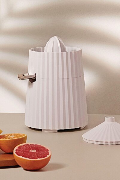 Alessi Plisse Narenciye Sıkacağı Beyaz