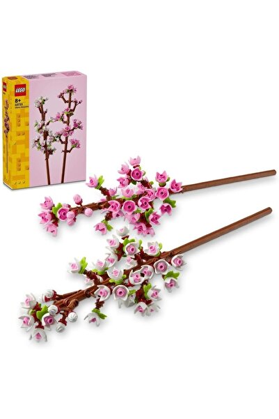 LEGO Botanicals Cherry Blossoms 40725 – 430 Piece Flower Building Set, Creative Gift for Adults
