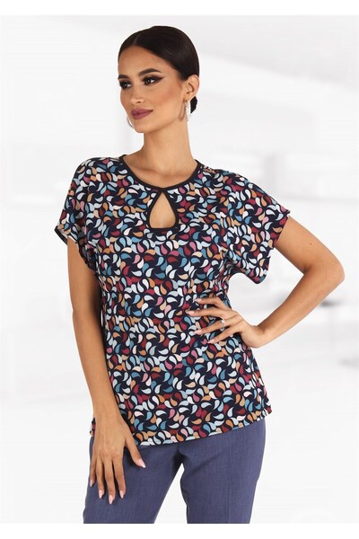 AD Fashion Bluza cu imprimeu lacrima 04B437i437 - 44 EU