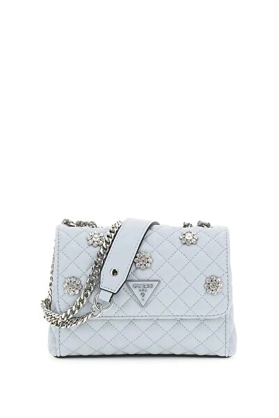 Guess Γυναικεία μπλε τσάντα ώμου Ever Flap HWEY8679780-MYB